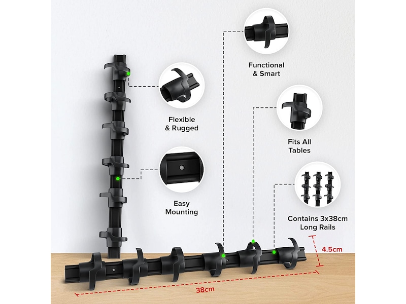 Kenson RIB 38cm Kabelholder (3pk) Arbejdssted – tilbehør