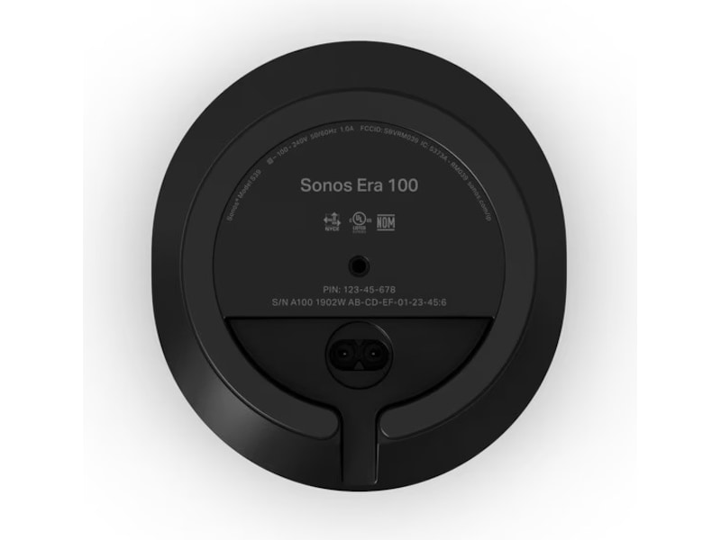 Sonos Era 100 Trådløs Højttaler (sort) 2-pack Højttalere