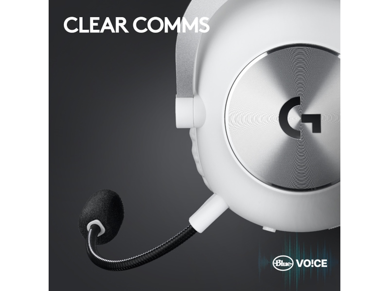 Logitech Pro X 2 Lightspeed Trådløst Gaming Headset (hvid) Gamingheadset