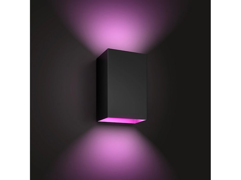 Philips Hue Resonate WACA væglampe 2x8 (sort) Væglampe