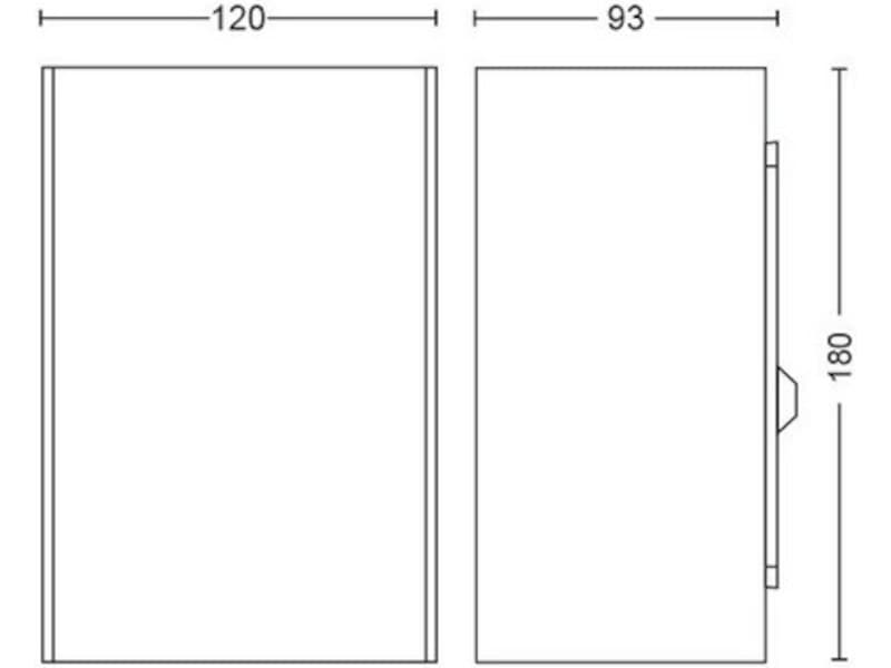 Philips Hue Resonate WACA væglampe 2x8 (sort) Væglampe