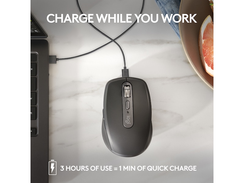 Logitech MX Anywhere 3S trådløs mus (pale grey) Mus