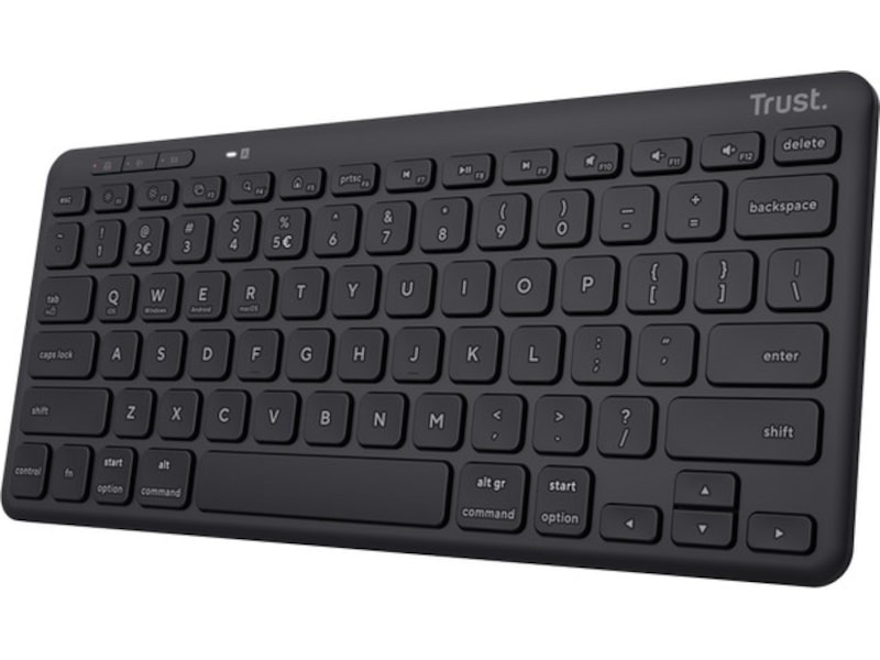 Trust Lyra kompakt trådløst tastatur Ergonomiske