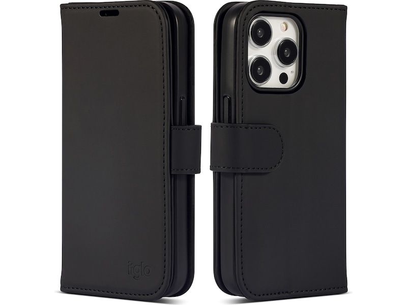 iiglo iPhone 15 Pro Wallet cover (sort) Mobilcover