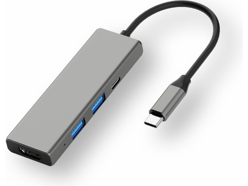 Andersson USB-C Hub (grå) Dockingstation og USB-hub