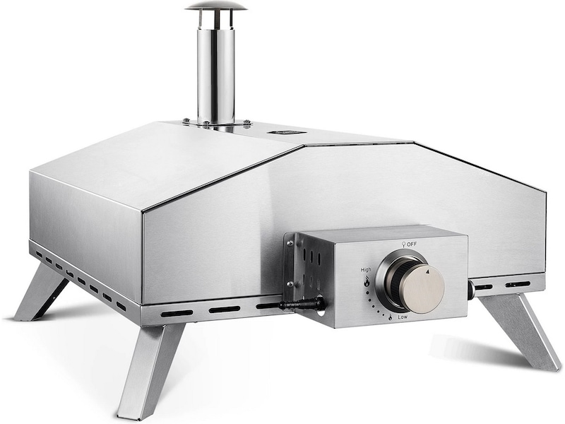 Austin and Barbeque AABQ 16" Gasfyret pizzaovn (rustfrit stål) Pizzaovne