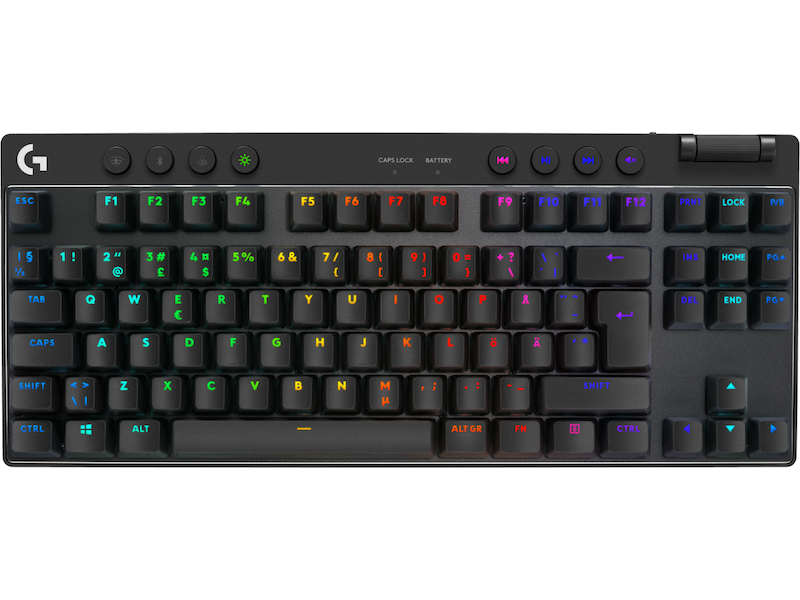 Logitech G Pro X TKL Lightspeed Trådløst Gaming tastatur (sort) Gamingkeyboard