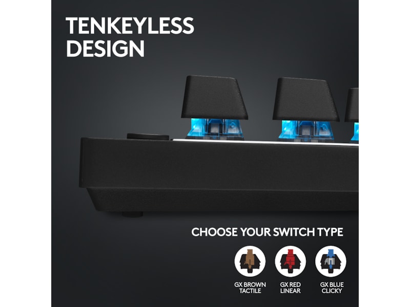 Logitech G Pro X TKL Lightspeed Trådløst Gaming tastatur (sort) Gamingkeyboard