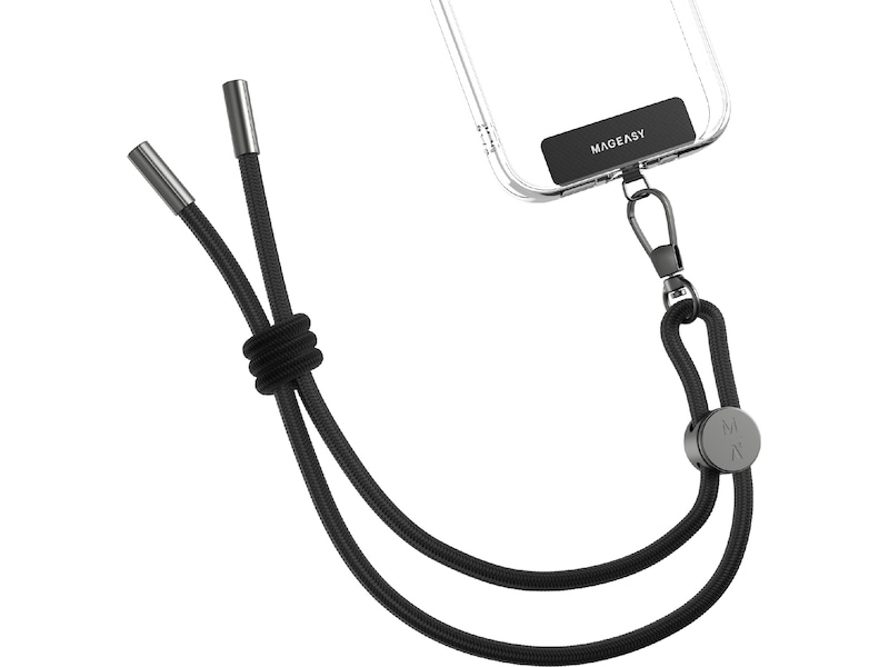Mageasy Håndledsrem med stropkort (sort) Andet tilbehør til mobiltelefoner