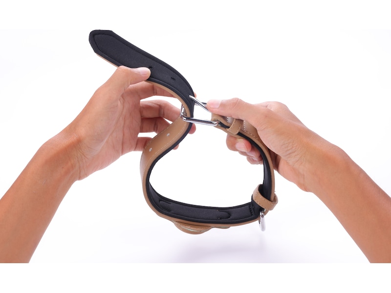 MiLi MiCollar Halsbånd til hunde, med sporingschip (sort) Bluetooth tracker & GPS