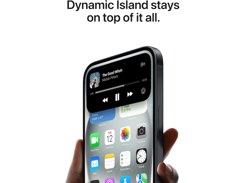 iPhone 15 256GB (sort) Mobiltelefoner