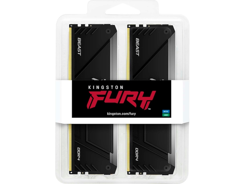 Kingston FURY Beast RGB DDR4 3600MHz 16GB Hukommelse (RAM)