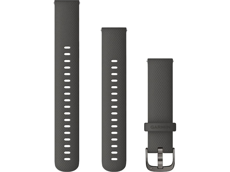 Garmin Quick Release Silikone Armbånd 18mm (grafit) Rem