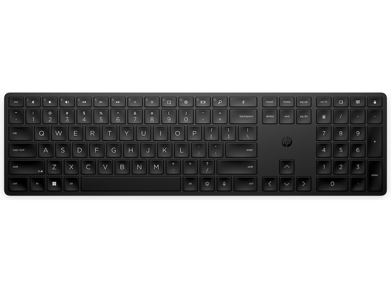 HP 450 programmerbart trådløst tastatur (sort) Keyboards