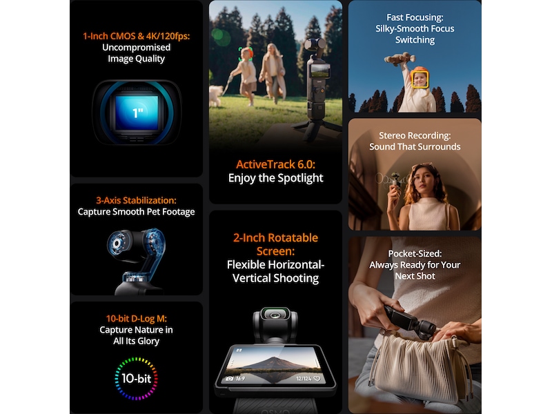 DJI Osmo Pocket 3 Creator Combo Action kamera