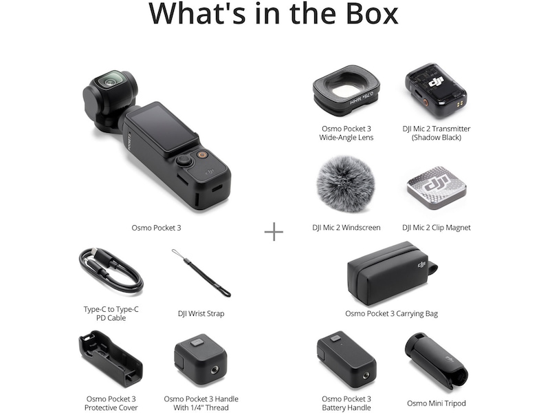DJI Osmo Pocket 3 Creator Combo Action kamera
