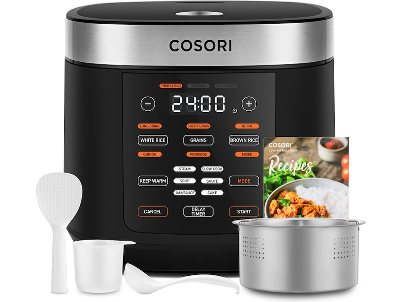 Cosori Multicooker CRC-R501-KEUR (sort) Mad- & dampkogere