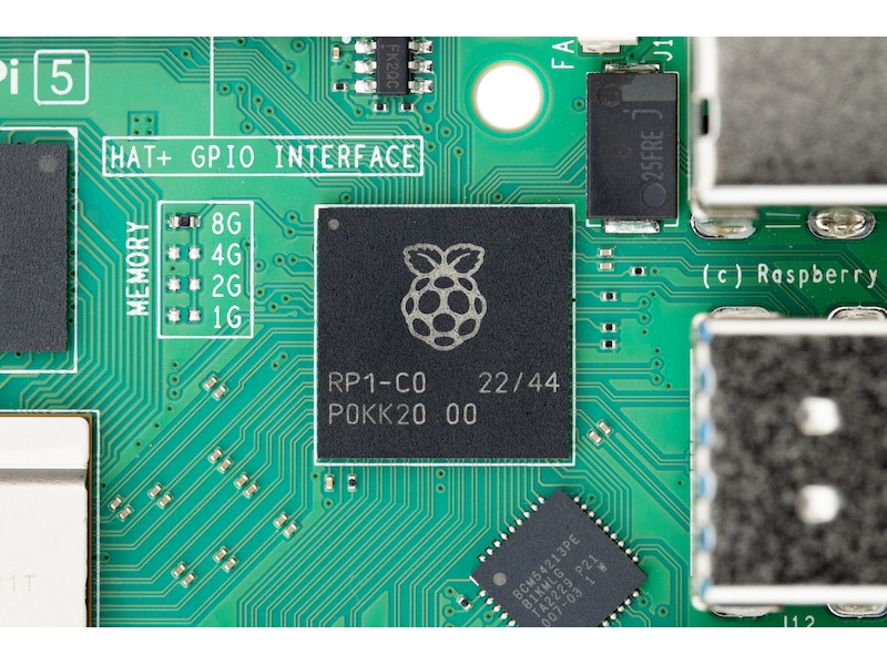 Raspberry Pi 5 Model B, 8GB RAM Integreret CPU