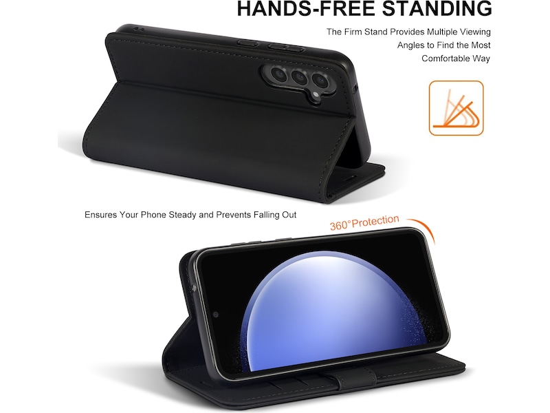 iiglo Galaxy S23 FE Wallet Cover (sort) Mobilcover