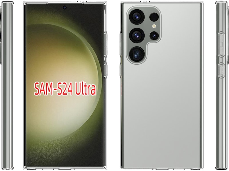 iiglo Galaxy S24 Ultra Silikone cover (gennemsigtig) Mobilcover