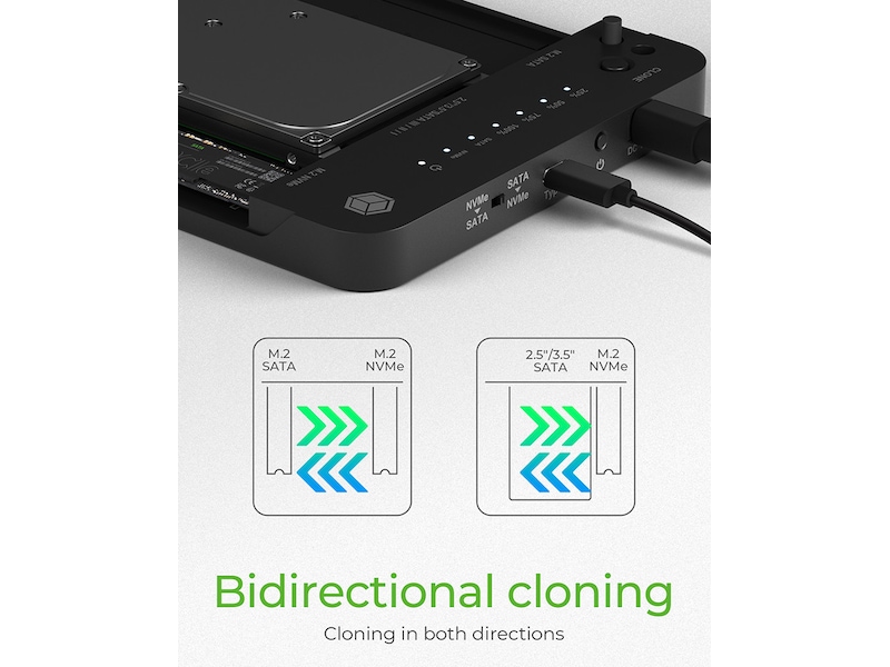 Icy Box CloneStation & DockingStation  IB-2915MSCL-C31 Dockingstationer