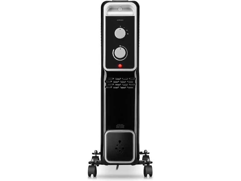 Andersson FRH 2.2 olieovn 2000W (sort) Radiatorer