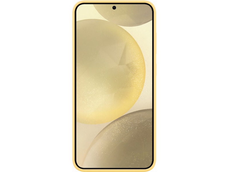 Samsung Galaxy S24+ Silikonecover (gul) Mobilcover