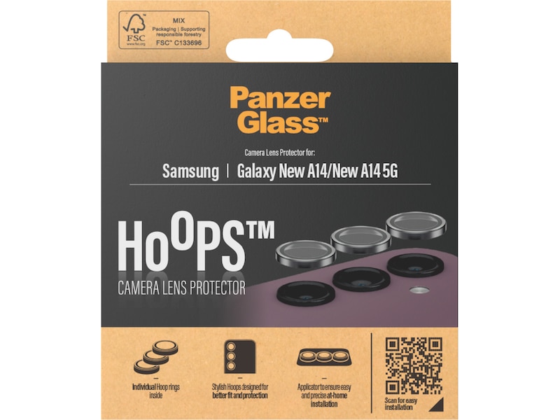 PanzerGlass Galaxy A15 / A15 5G Hoops Linsebeskytter Skærmbeskyttelse mobiltelefon