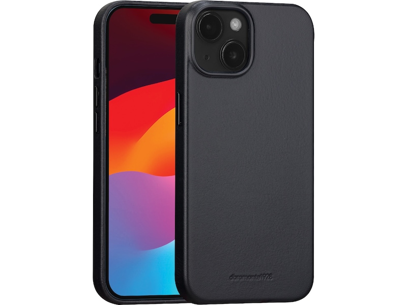 dbramante1928 iPhone 15 Plus Roskilde lædercover (sort) Mobilcover