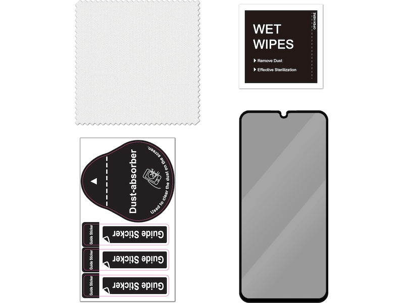 iiglo Samsung Galaxy A25 Privacy Skærmbeskytter Skærmbeskyttelse mobiltelefon