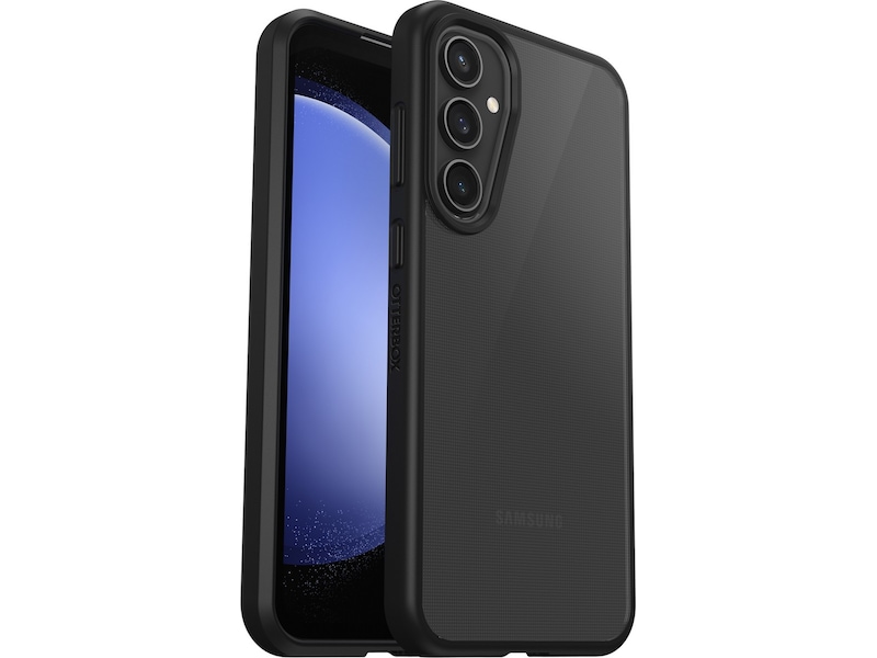 OtterBox Galaxy S23 FE Black React Deksel Cover - ProPack (klar/sort) Mobilcover