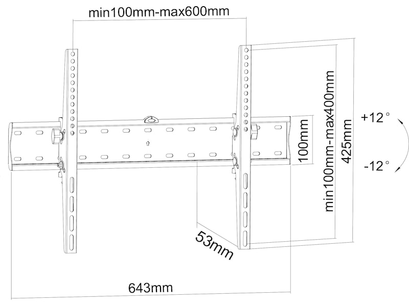 Andersson WTT 3.0 vægophæng TV 37-70" TV-ophæng & stativ