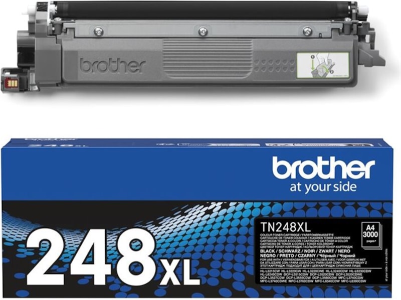 Brother toner TN248XLBK Sort Laser Toner
