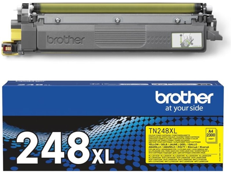 Brother toner TN248XLY Gul Laser Toner