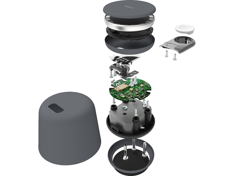 Belkin Boost Charge Pro 2-i-1 15W trådløs ladestation (charcoal) Trådløs oplader