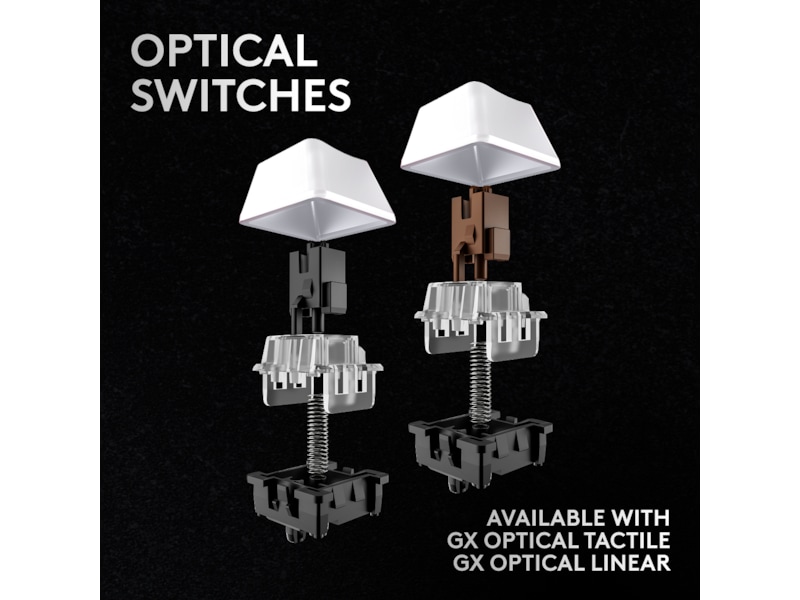 Logitech G Pro X 60 Lightspeed Linear trådløst gamingtastatur (hvid) Gamingkeyboard