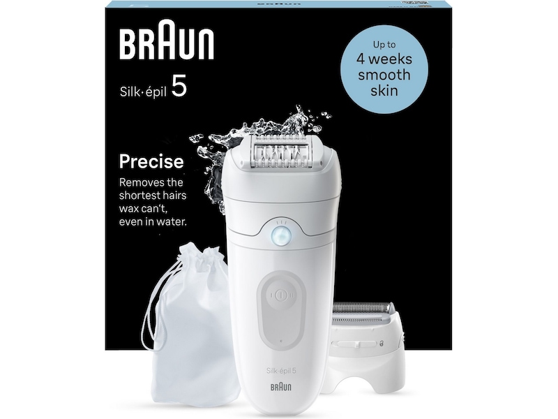 Braun Silk-épil 5 Epilator SE5-041 (hvid/grå) Epilator & IPL-hårfjerning