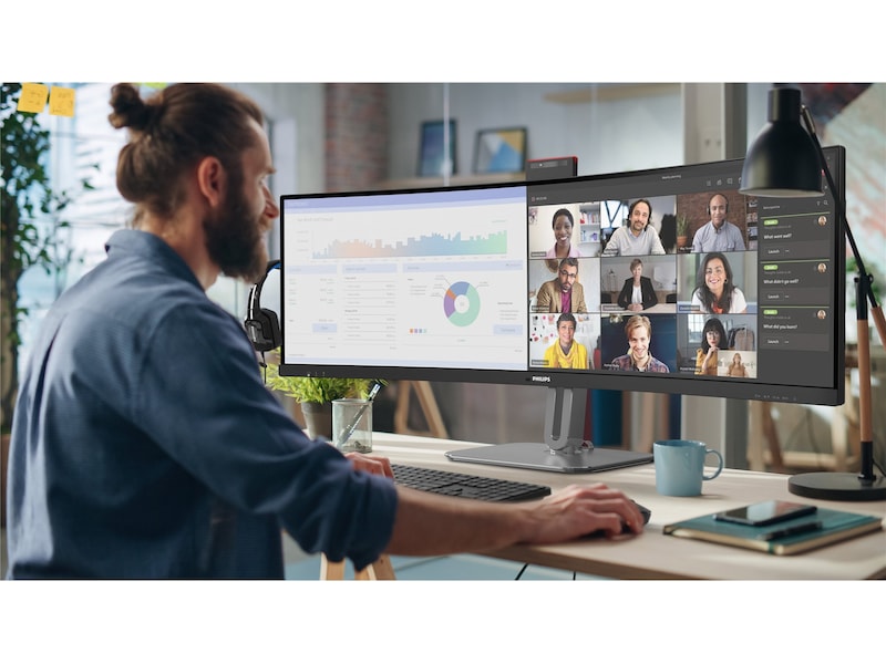 Philips 49" curved skærm 49B2U6900CH/00 Skærme