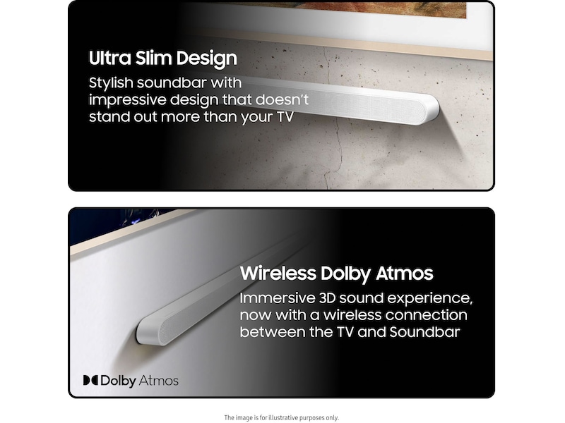 Samsung HW-S711D soundbar med subwoofer (hvid) Soundbars