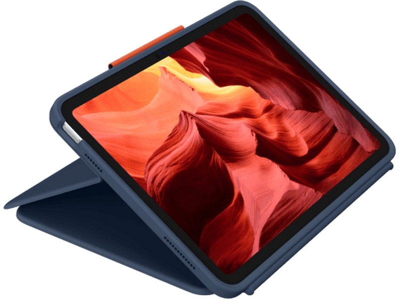 Logitech iPad 10,9" / 11" Rugged Combo 4 Keyboard Cover (blå) Tastatur og stylus