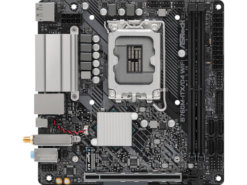 ASRock B760M-ITX/D4 WIFI Bundkort Intel Socket