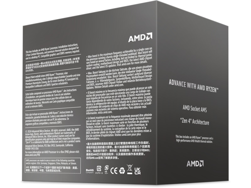 AMD Ryzen 7 8700F CPU Processorer