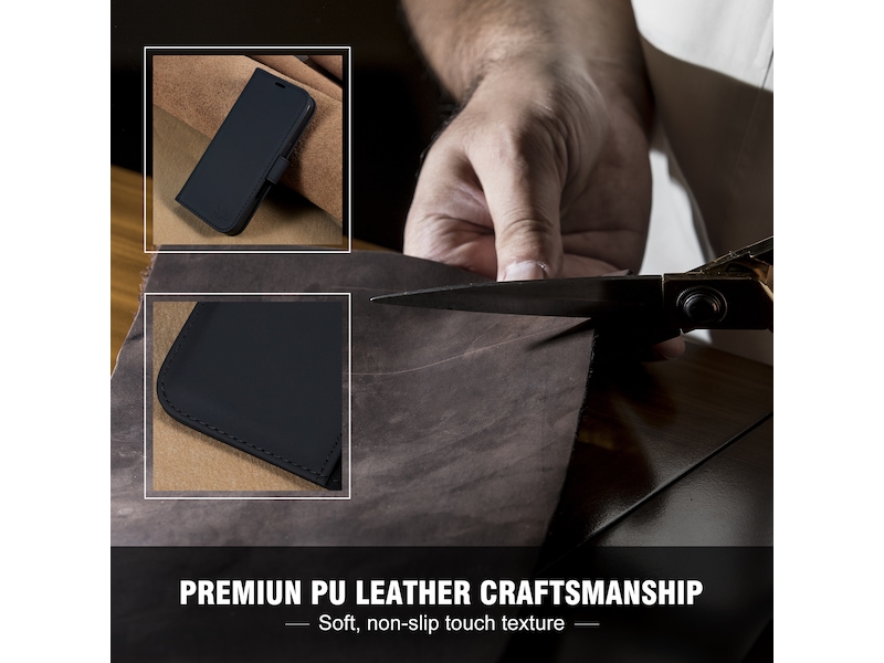 iiglo iPhone 16 Plus Wallet cover (sort) Mobilcover