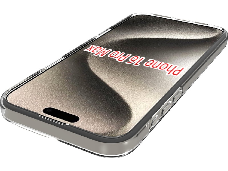 iiglo iPhone 16 Pro Max Silikone cover (gennemsigtig) Mobilcover