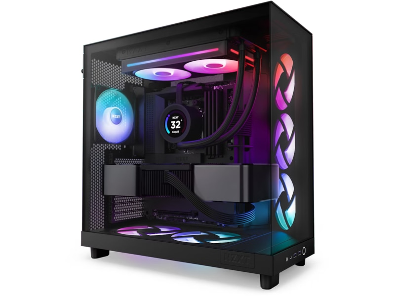 NZXT F240 RGB Core Køler (sort) Blæsere