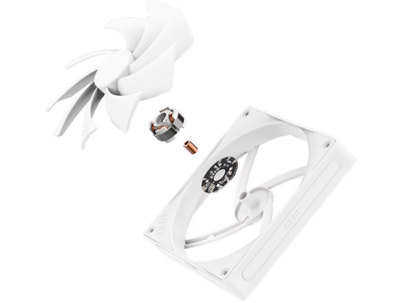 NZXT F140Q Quiet Airflow Ventilator (hvidt) Blæsere