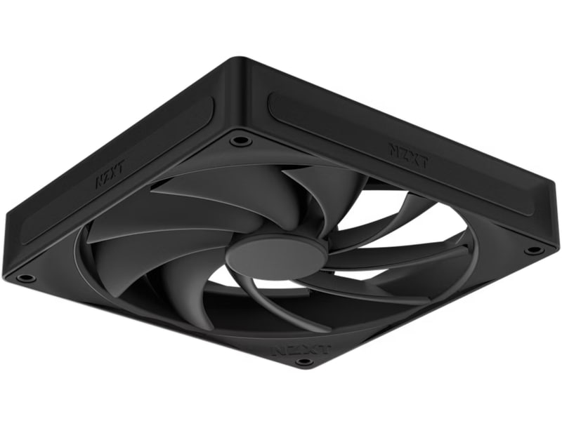 NZXT F140Q Quiet Airflow Ventilator (sort) Blæsere