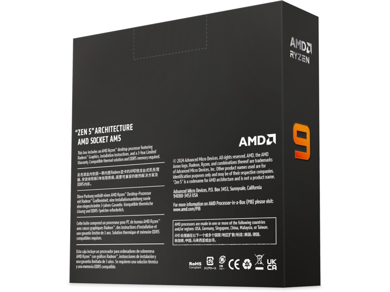 AMD Ryzen 9 9950X CPU Processorer