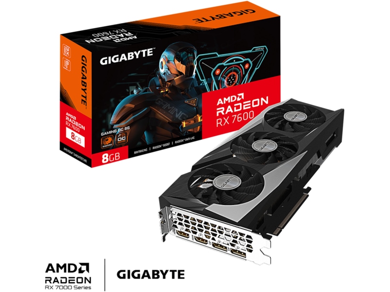 Gigabyte Radeon RX 7600 GAMING OC Grafikkort