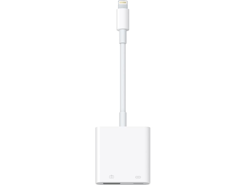 Apple Lightning til USB3-kameraadapter (hvid) Adapter og kabel